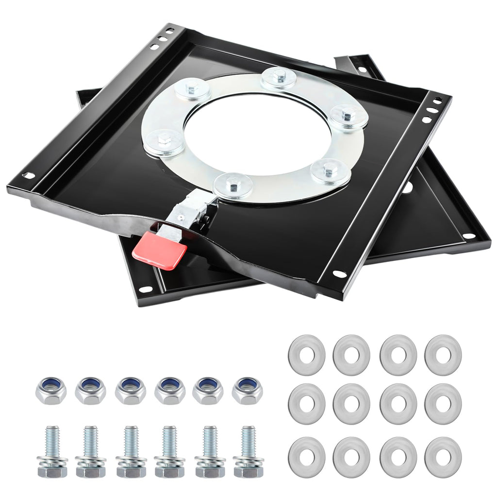 Seat Base 360° Rotation Motorhome Seat Swivel Base Mount Plate Fit for Ram