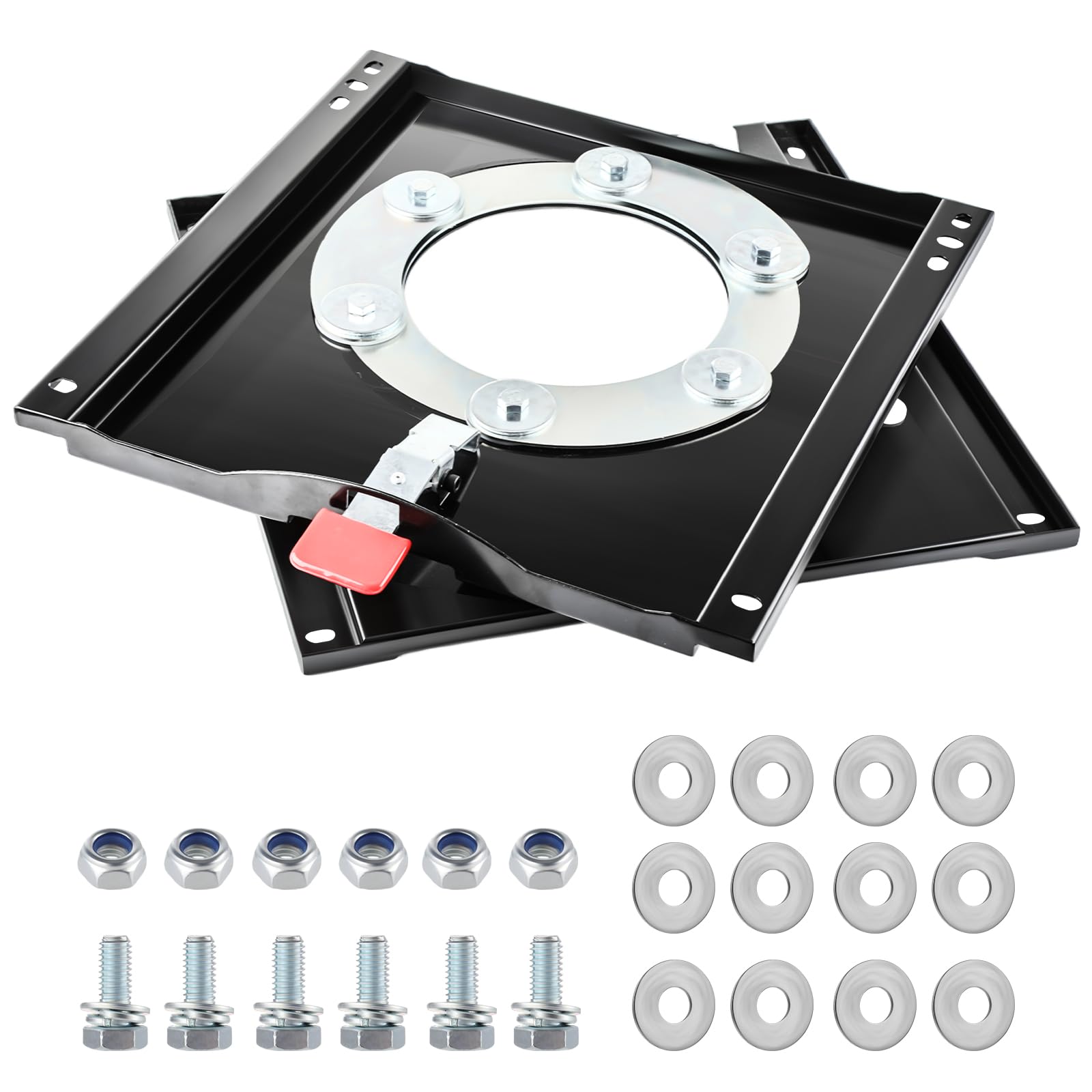 Seat Base 360° Rotation Motorhome Seat Swivel Base Mount Plate Fit for Ram