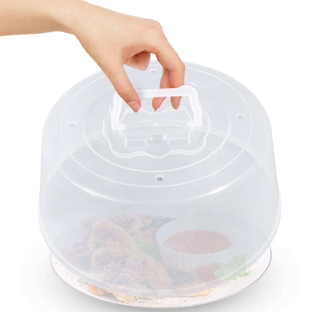 Large Microwave Cover for Food - Splatter Guard Lid - Cake Stand Cover - Size