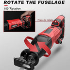 UYCVT Meat Bone Saw Machine, 1300W Electric Butcher Bone Saw, Handheld Electric