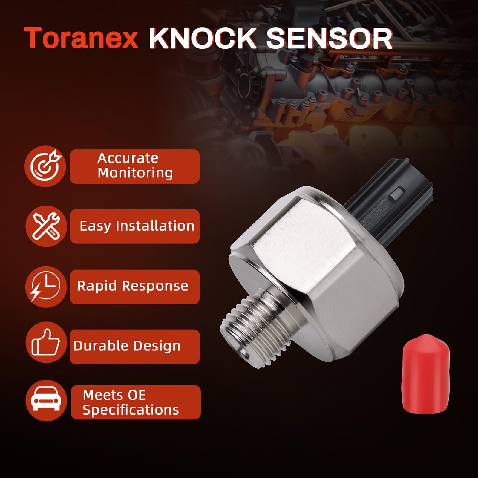 Toranex Knock Sensor 30530-PPL-A01 30530PPLA01 30530-PNA-003 KS197 SU6143 5S2320
