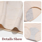 3 Pack Women's Incontinence Underwear Washable, Double Elastic High Waist Adult