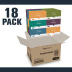 Amazon Basics Face Tissue 2-Ply 2880 Count 18 Packs of 160 Soft Tissues