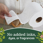 Aria 100% Recycled Toilet Paper, 24 Rolls, 3-Ply Soft Bath Tissue, Paper Packaging