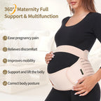 ChongErfei Maternity Belt, Pregnancy 3 in 1 Support Belt for Back/Pelvic/Hip