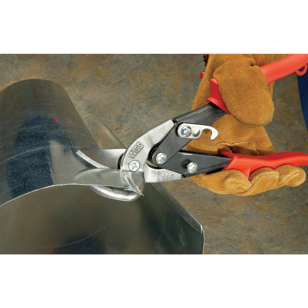 Crescent Wiss 9-3/4" Offset Straight & Left Cut Aviation Snips | M6R
