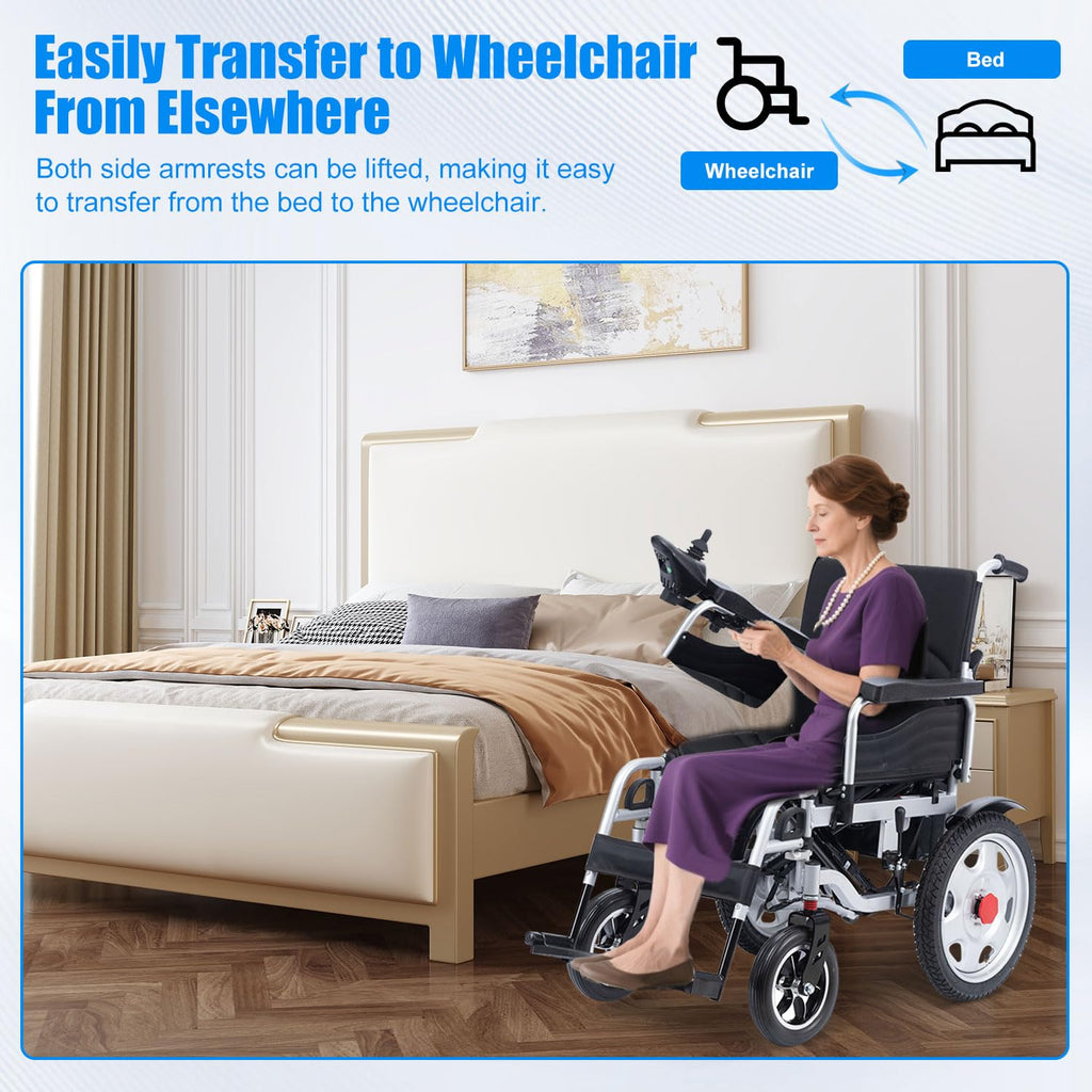 Electric Wheelchairs for Adults, 25 Miles All-Terrain Power Wheelchair