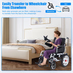 Electric Wheelchairs for Adults, 25 Miles All-Terrain Power Wheelchair