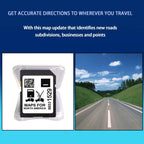 Latest Version Navigation SD Card Compatible with GM Vehicles, 86531529 Map