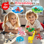 24 Pack Mini Animal Building Blocks Party Favors STEM Toys for Kids