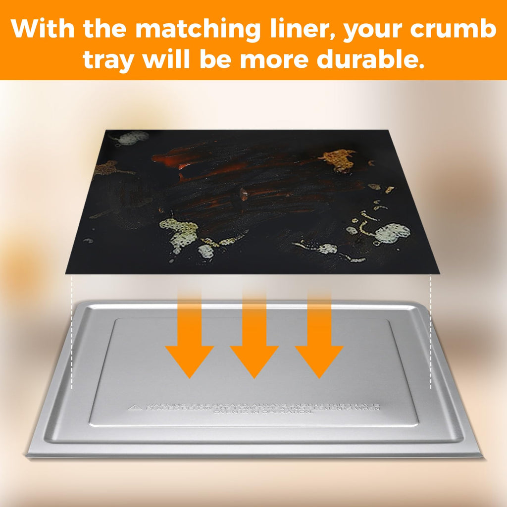 BRIKINTE 4 Pack Air Fryer Liners for Ninja Flip Toaster Oven & Air Fryer,