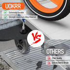 UOKRR Threshold Ramp for Wheelchairs, 1.6-4.7" Rise and 24"×36" W Platform