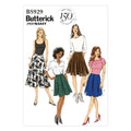 Butterick Patterns B5929 Misses' Skirt Sewing Template, Size A5 (6-8-10-12-14)