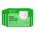 Amazon Basics Unisex Protective Underwear, Overnight Absorbency, Large, 56