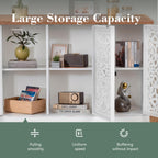 Sophia & William Sideboard and Buffet with Storage Cabinet 3-Door Hollow-Carved
