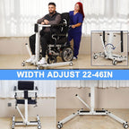 Electric Patient Lift Transfer Chair Foldable Wheelchair Lift Home Car Bath