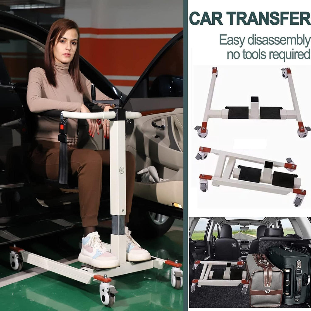 Patient Lift Transfer Chair, Transfer Lift Chair for Disabled, Portable Car