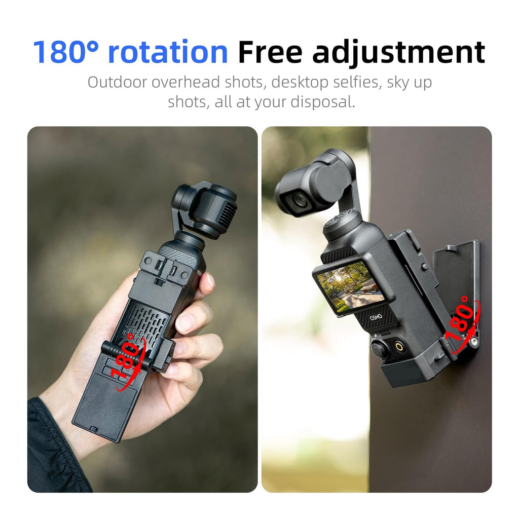 Compatible For DJI, Magnetic Mount Suction Fixed Bracket Angle Adjustable Base For Pocket 4 3 Camera Accessory
