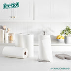 12 Rolls Amazon Brand Presto! Flex-a-Size Paper Towels 158 Sheet Huge Roll