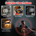 Intendvision Coin Album - 20 Pages, 360 Pockets Two Coin Size, Coin Collection