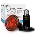 DOMICA 150W 2 Pack Reptile Heat Bulb, Beared Dragon Ceramic Heat Emitter, E26 No