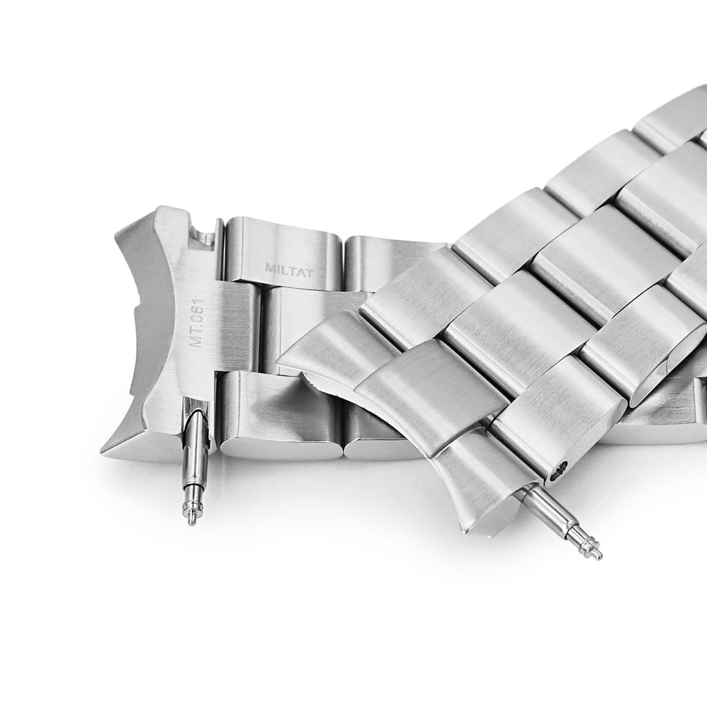 MiLTAT 22mm Super-O Watch Band compatible with Orient Mako II Ray II 316L