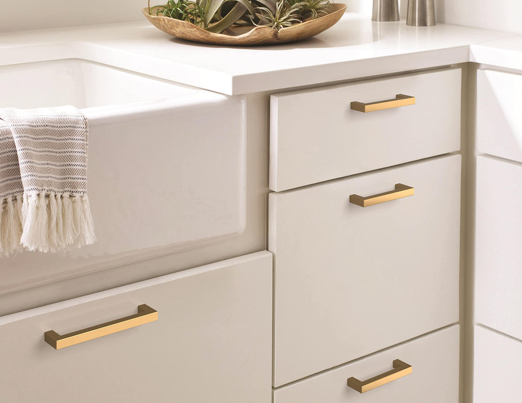 10 Pack Amerock Cabinet Pull Champagne Bronze 128mm 5-1/16in