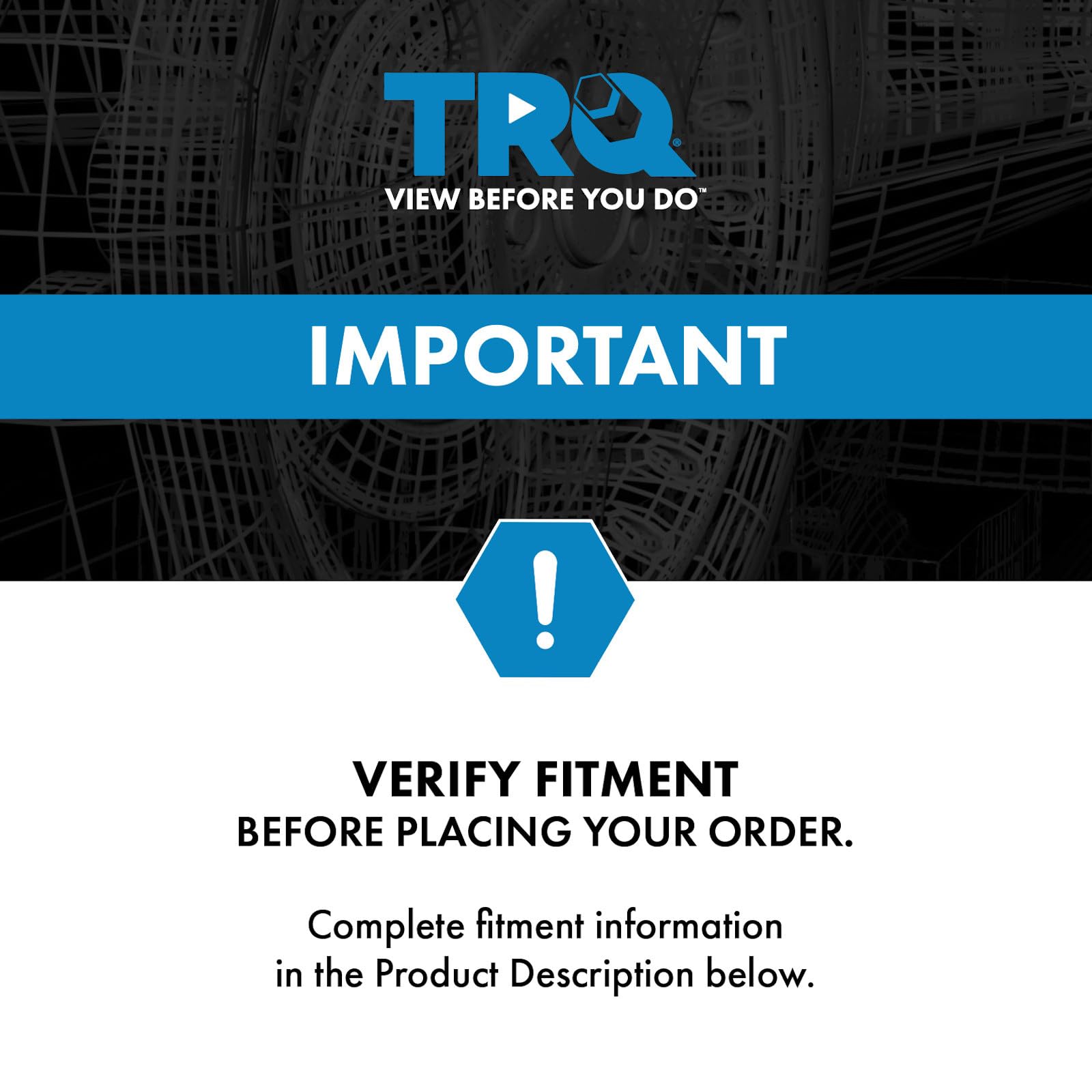 TRQ Engine Intake Air Box Filter Housing Fits 2016-2020 Toyota Prius