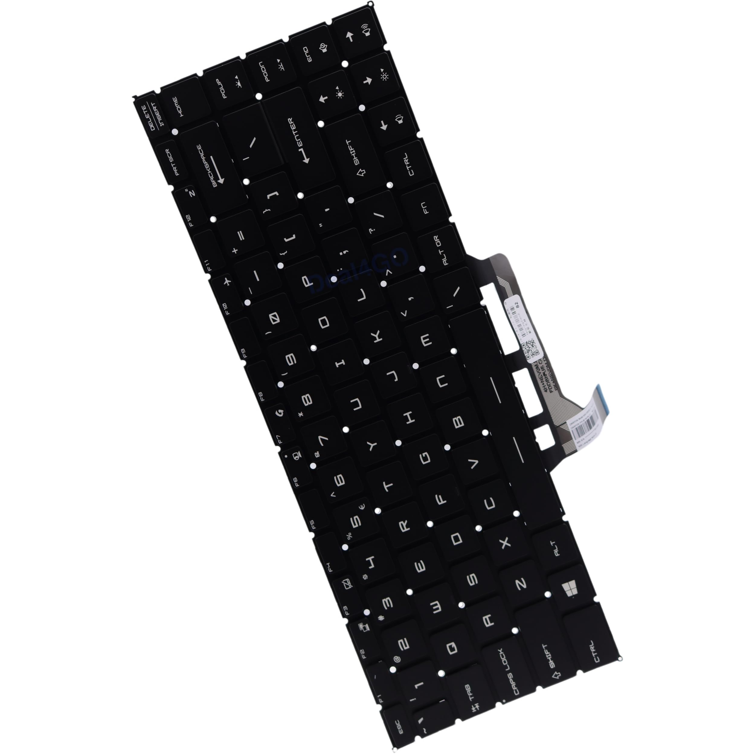 Deal4GO Backlit Keyboard MSI GF65 Thin 10UE-047 9SD Single Color LED Replacement