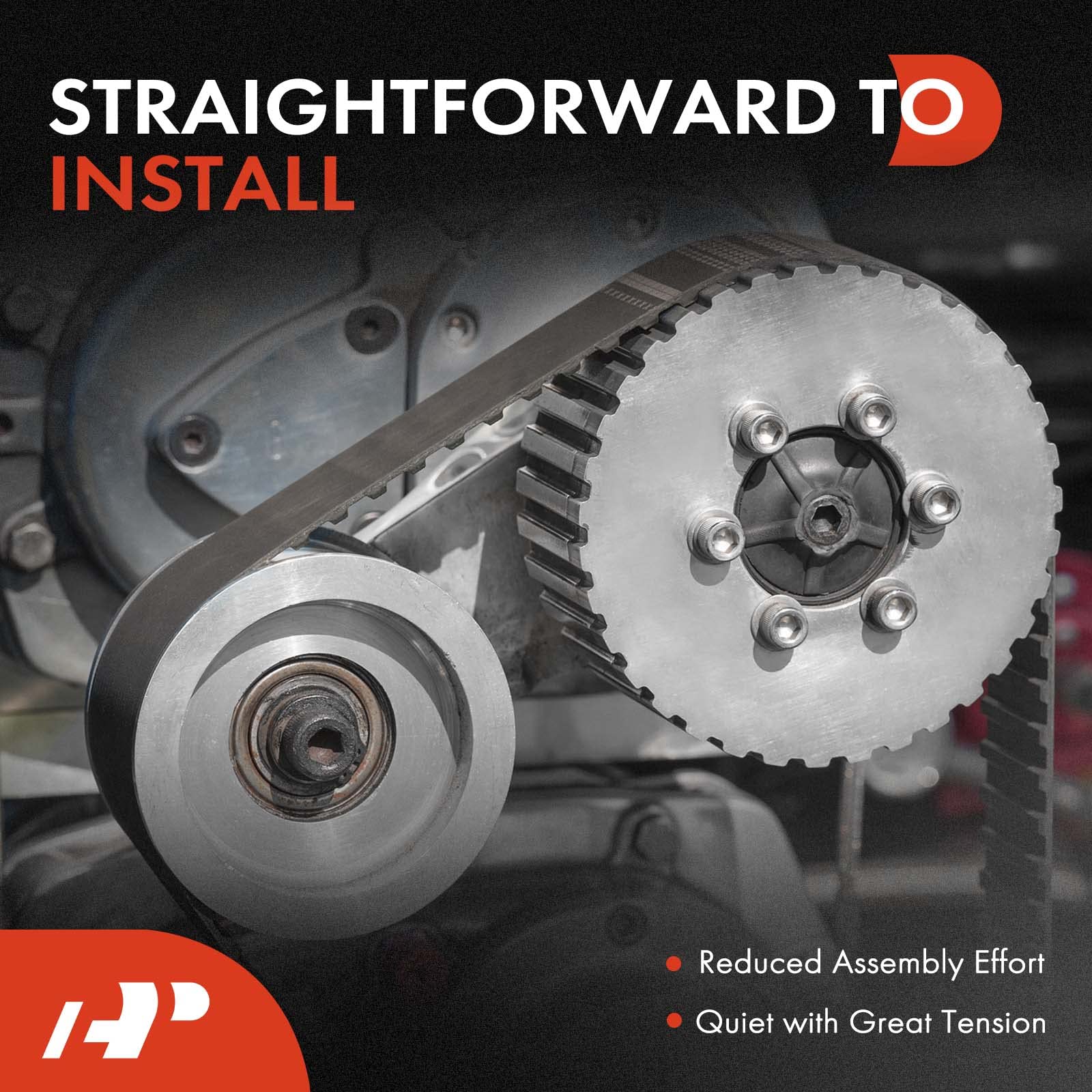 A-Premium Belt Tensioner Assembly with Pulley Compatible with Chrysler Sebring