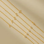FUCJOEE Initial Necklaces for Women, Dainty Letter Choker Necklace 14K Gold