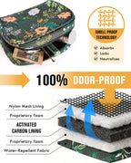 SafeDelux Smell Proof Bag, 6.7"x4.7" Smell Proof Container with Activated Carbon