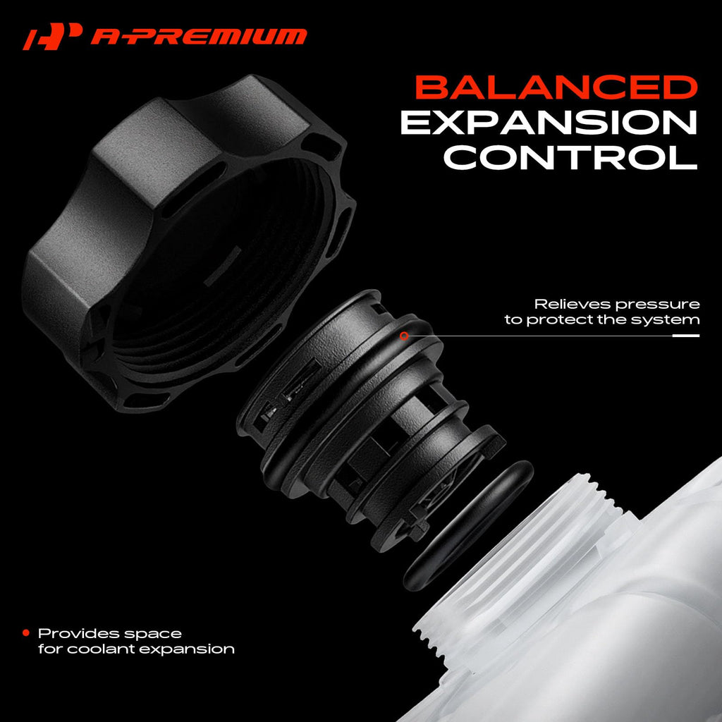 A-Premium Radiator Coolant Expansion Tank Compatible Peterbilt 357 375 377 379