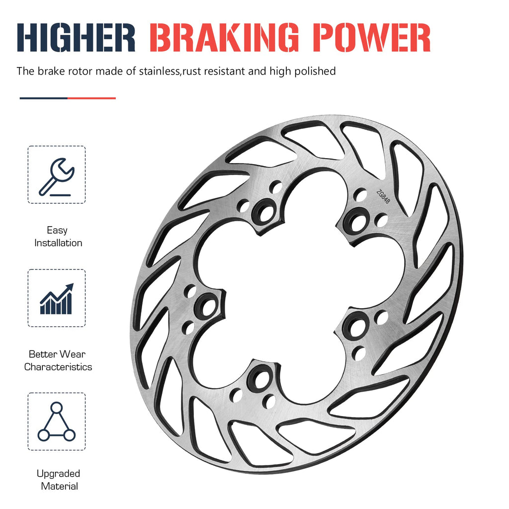 Brake Rotor Rear Disc for Suzuki 1997-2021 GSXR600 GSXR750, 2001-2016 GSXR1000,