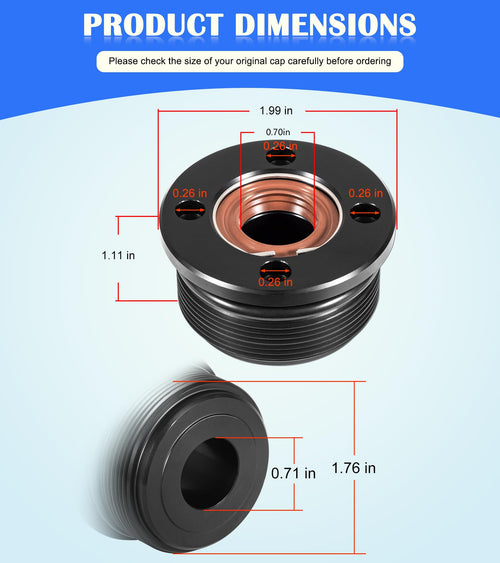 OPEN BOX Trim Cap Cylinder with Seals 61A-43821-00-00 FSM040, Fits for Yamaha