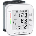 MMIZOO Wrist Blood Pressure Monitor Large LCD Display BP Machine Adjustable Cuff