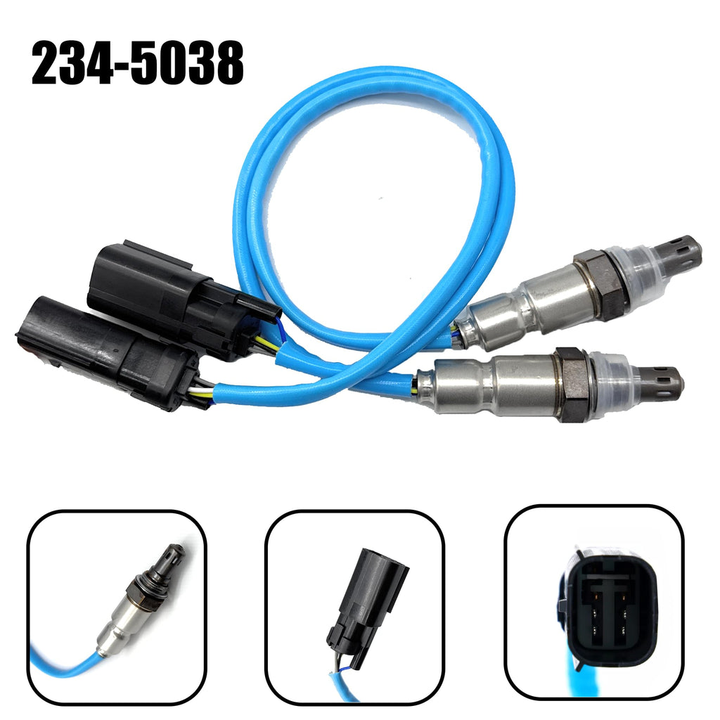 Broaug 4PCS Oxygen Sensor Set (2 Upstream 234-5038 + 2 Downstream 234-4490) for