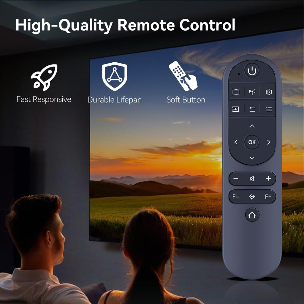 HZIME New Replacement Remote Control Compatible for ULTIMEA Apollo P60 Projector