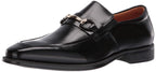 Stacy Adams Men's Pierce Moe-Toe Slip-on Penny Loafer Shoe, Black, 10 M US
