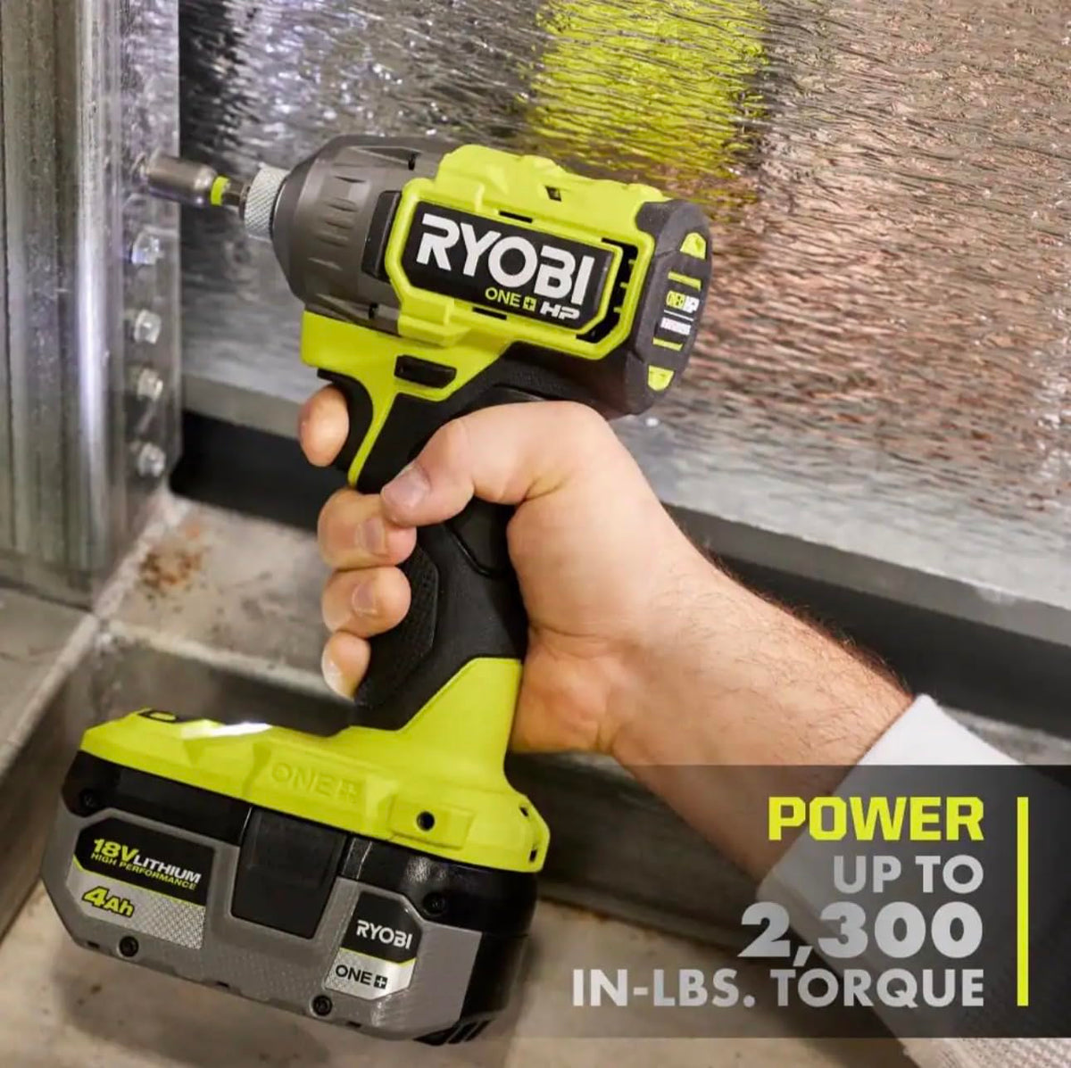 RYOBI ONEAND HP 18V BRUSHLESS Cordless 4-Mode Impact Driver Tool ONLY PBLID04B
