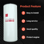 LF14000NN Lube Filter fits for Cummins ISX ISM QSX QSM QST X15 M11 Diesel