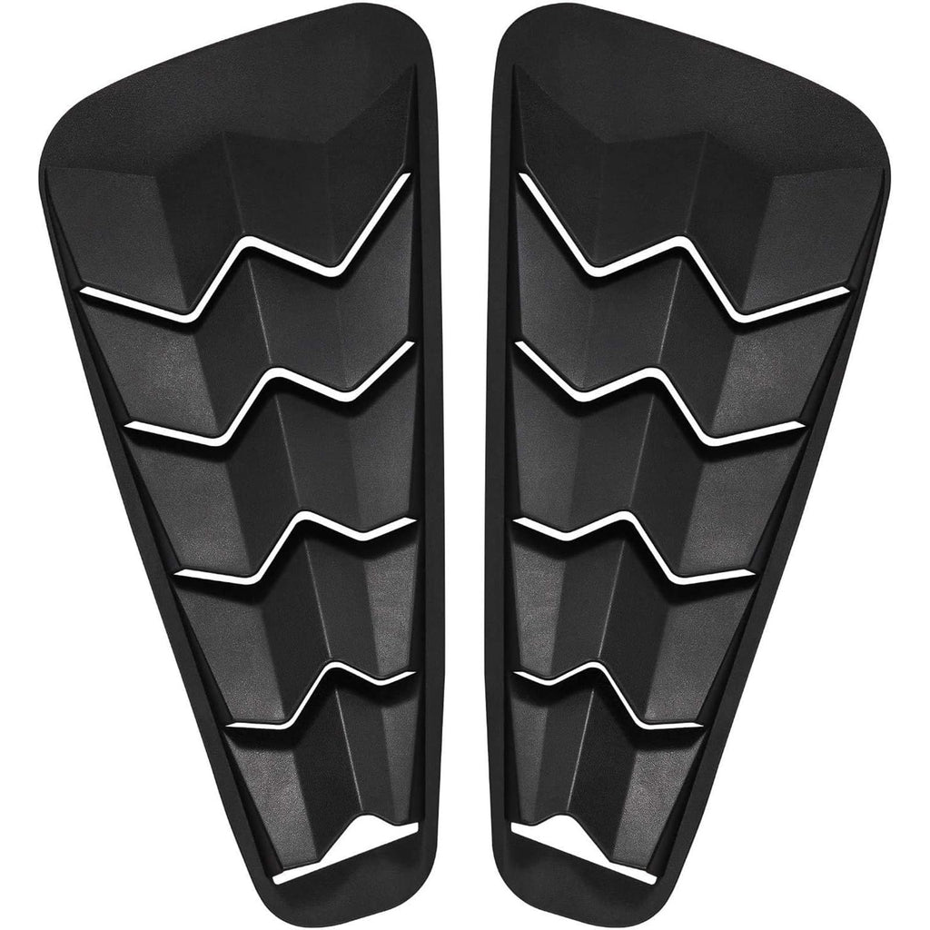 YMT Side Window Louvers Windshield ABS Matte Black Sun Shade Cover GT Lambo