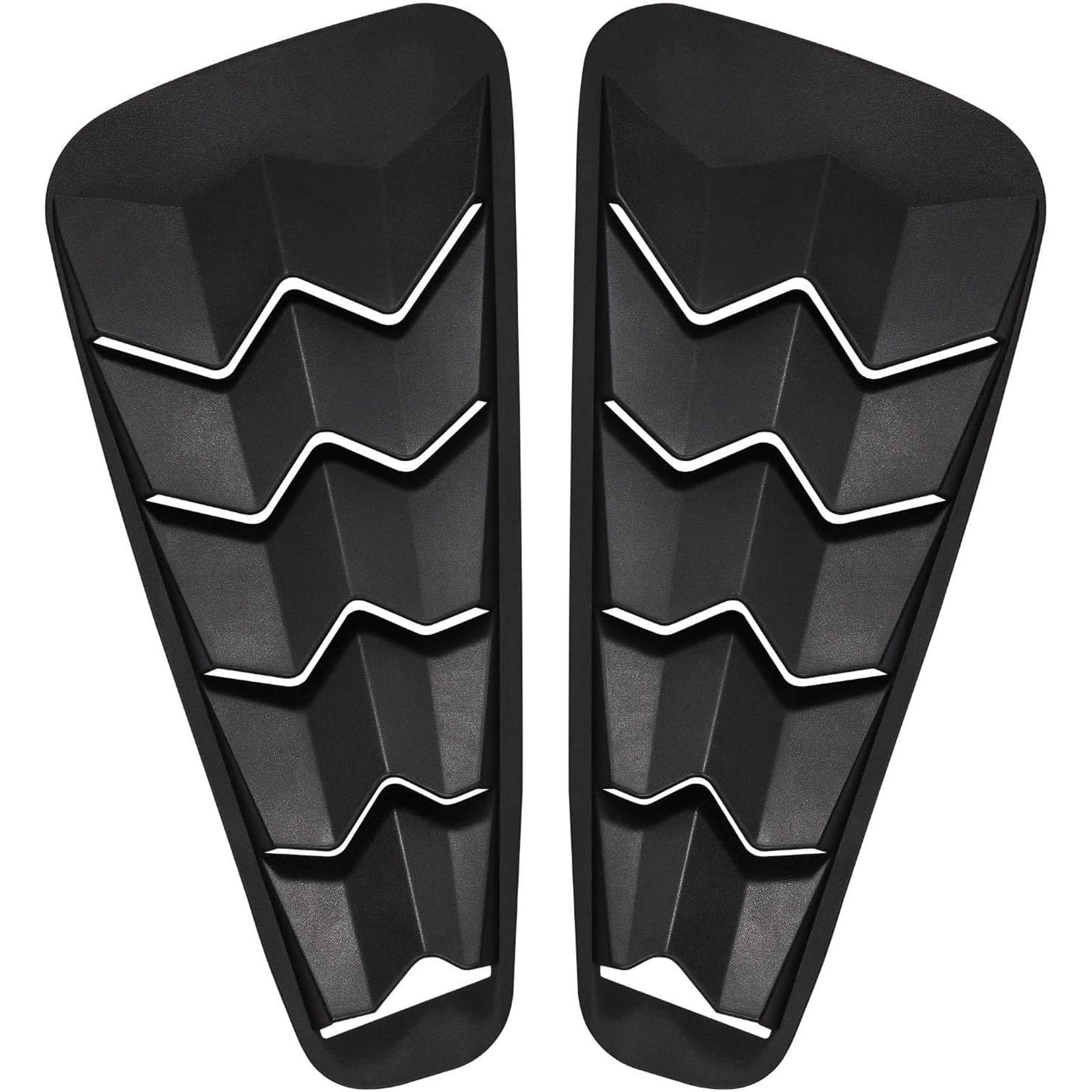 YMT Side Window Louvers Windshield ABS Matte Black Sun Shade Cover GT Lambo