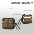 Carveit Wooden Case for AirPods Pro 2nd/1st Gen Case, Wood Artisan Engraved &