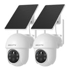 ARCCTV Solar Security Cameras Wireless Outdoor, 4MP 360° View Battery Powered
