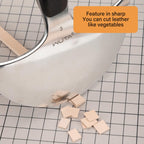WUTA Leather Cutting Knife Ultra Sharp Round Head Craft Skiving Cutting Tools