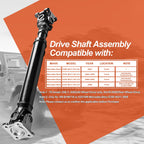 65-7040 Front Complete Drive Shaft Prop Shaft Driveshaft Assembly [AWD]