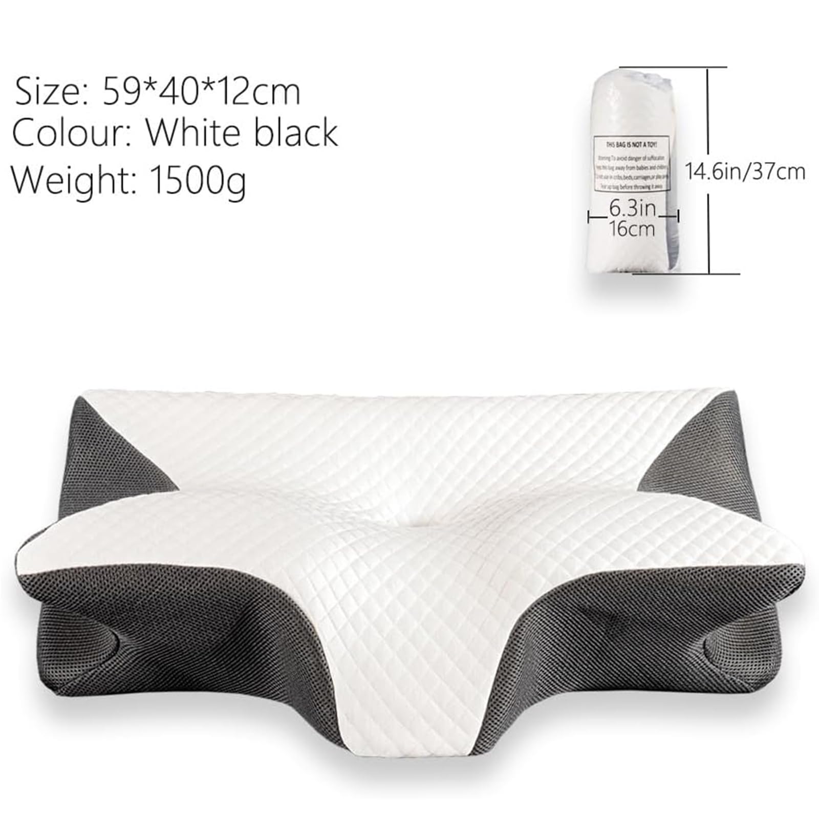 traceil Orthosleep Almohada Cervical, Neck-Elevation Designtm, Pillows for Neck