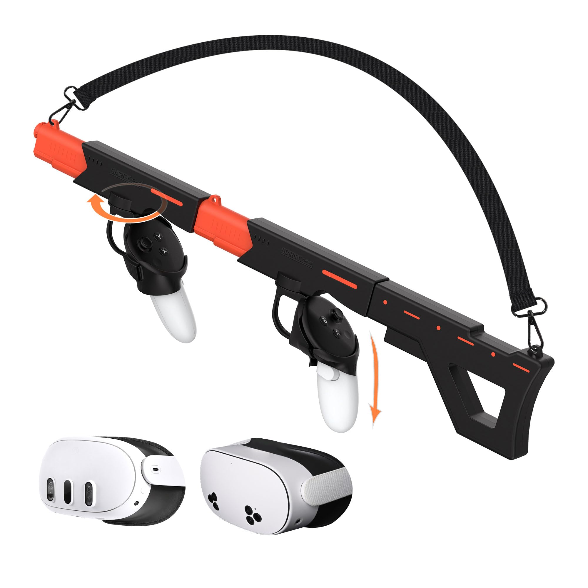 Upgrade Your Quest 3 with Gunstock, Gun Stock for Meta Oculus Quest 3 Quest 3S,