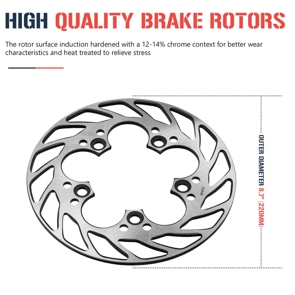 Brake Rotor Rear Disc for Suzuki 1997-2021 GSXR600 GSXR750, 2001-2016 GSXR1000,